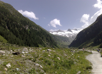 Der Talschluß des Habachtal mit den Gletschern 