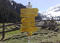 Wegweiser Hintersee