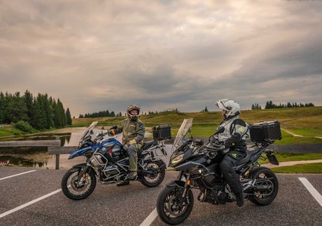 Vom Passo Manghen über Bondone zum Gardasee  - Motorrad-Hotel-Südtirol Ludwigshof