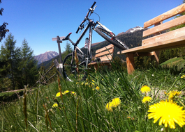 Auch das Bike braucht eine kurze Auszeit 